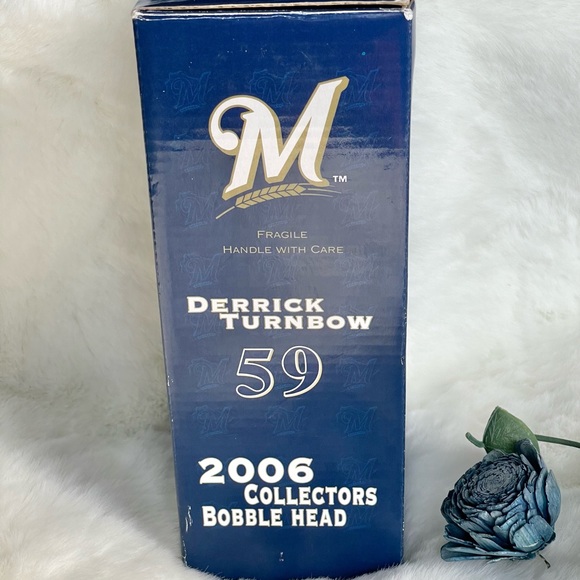 BREWERS DERRICK TURNBOW 2006 COLLECTORS BOBBLE HEAD -original box excellent cond - Picture 6 of 13